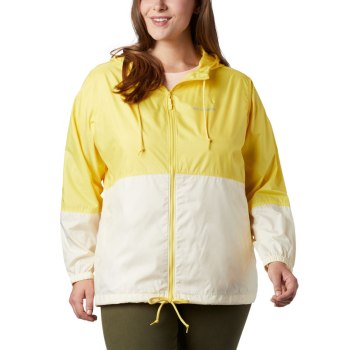 Columbia Jas Dames, Flash Forward Windbreaker Plus Size Geel, 49YKOJHTS